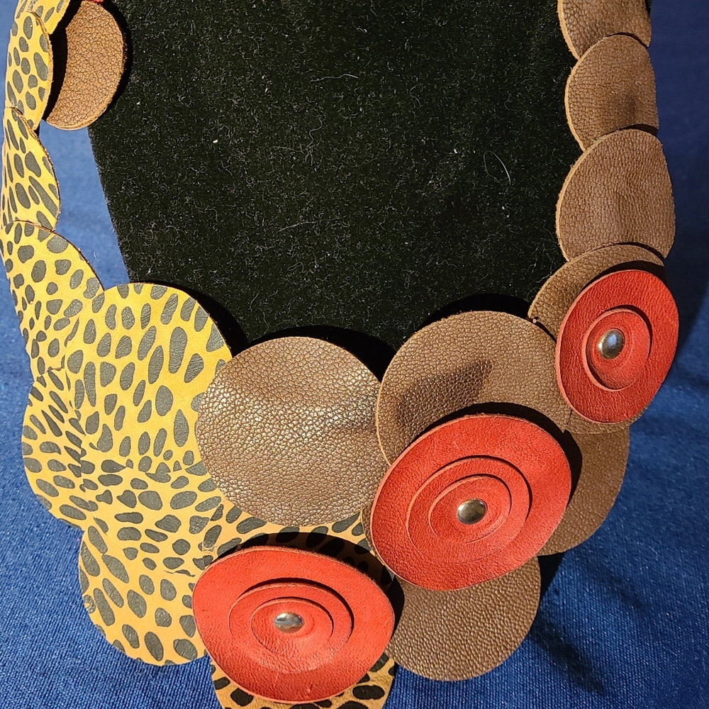 European leather necklaces